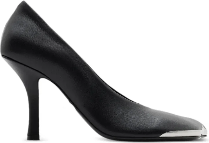 Duck 90mm leather pumps