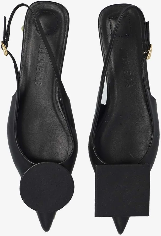Duelo Slingback Leather Flats - Image 3