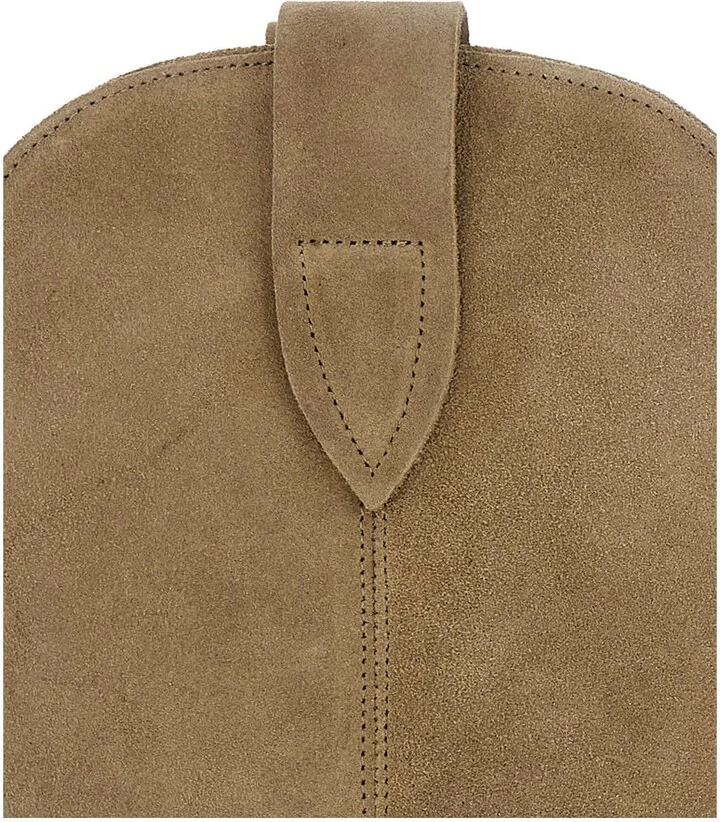 'duerto' Beige Western Style Boots In Suede Woman Isabel Marant - Image 4