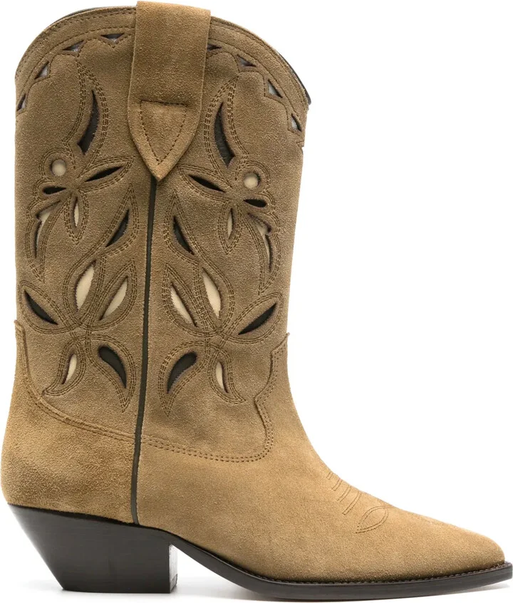 Duerto suede mid-calf boots