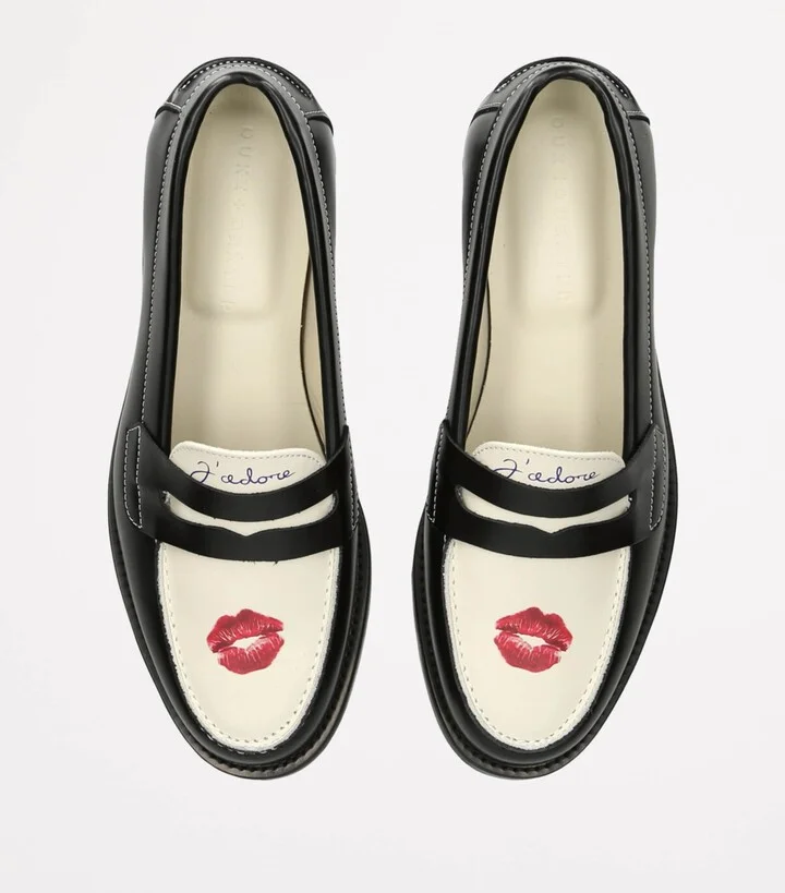 DUKE & DEXTER Leather Kiss Wilde Penny Loafers - Image 4