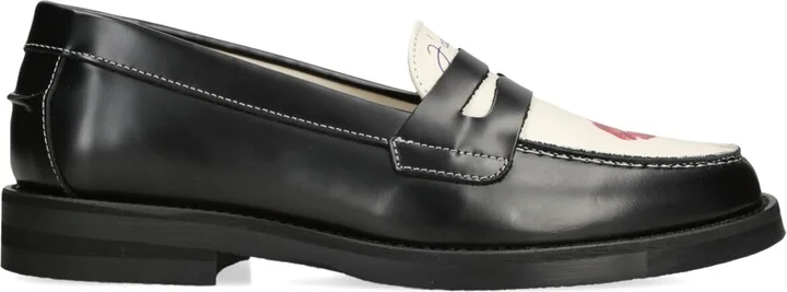 DUKE & DEXTER Leather Kiss Wilde Penny Loafers