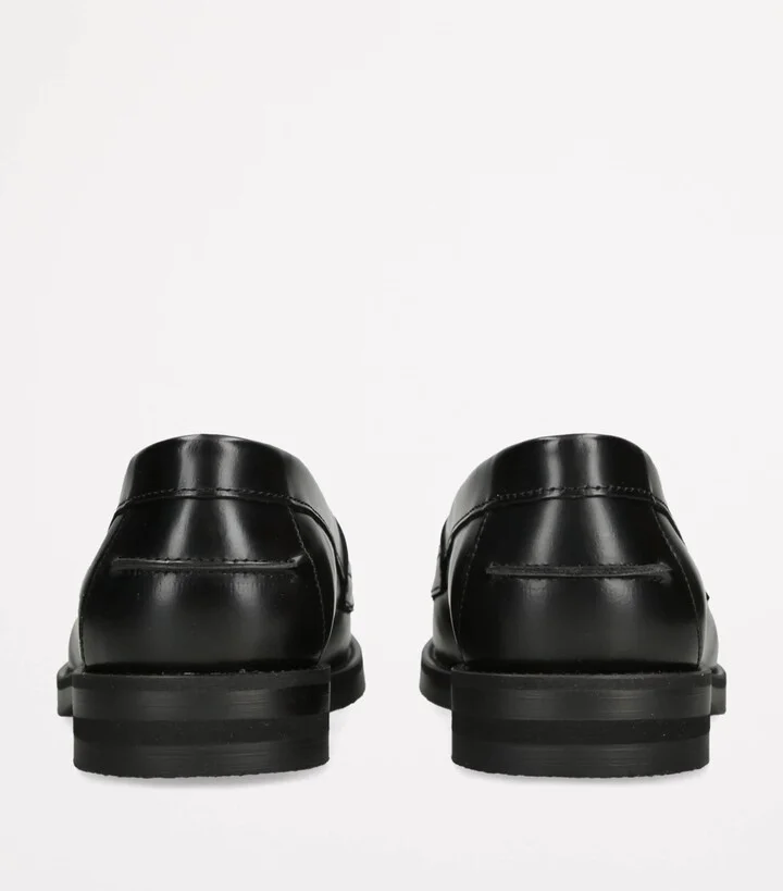 DUKE & DEXTER Leather Wilde Penny Loafers - Image 2