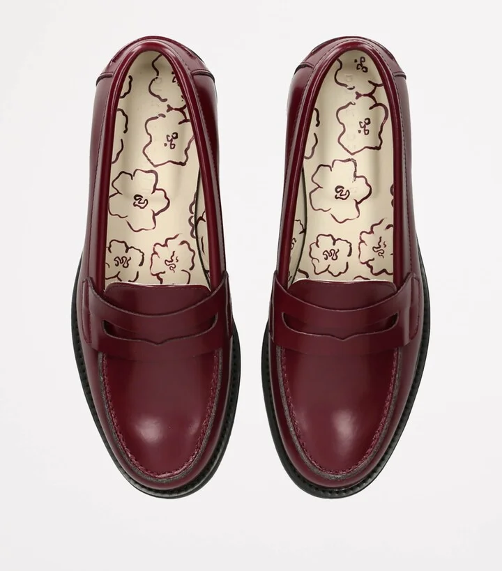 DUKE & DEXTER Leather Wilde Penny Loafers - Image 4