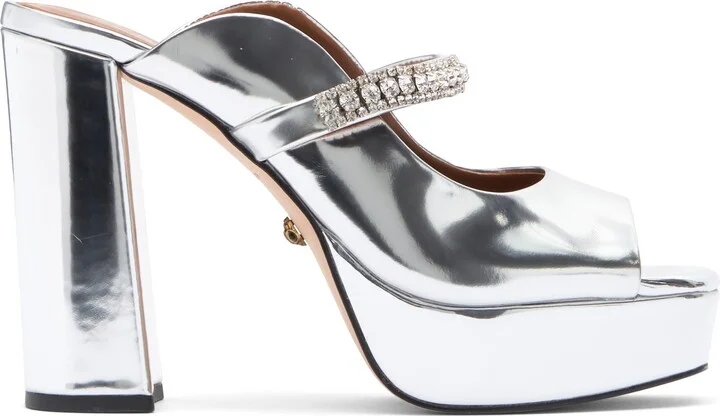 Duke Platform Peep Toe Mule - Image 4