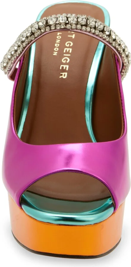 Duke Platform Peep Toe Mule - Image 3