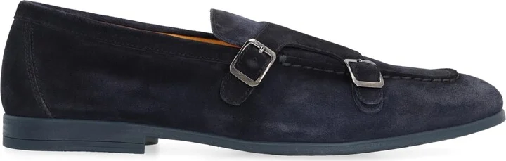 Duke Suede Monk-strap Shoes