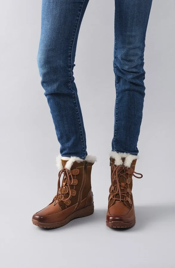 Dulcie Faux Fur Trim Bootie - Image 2