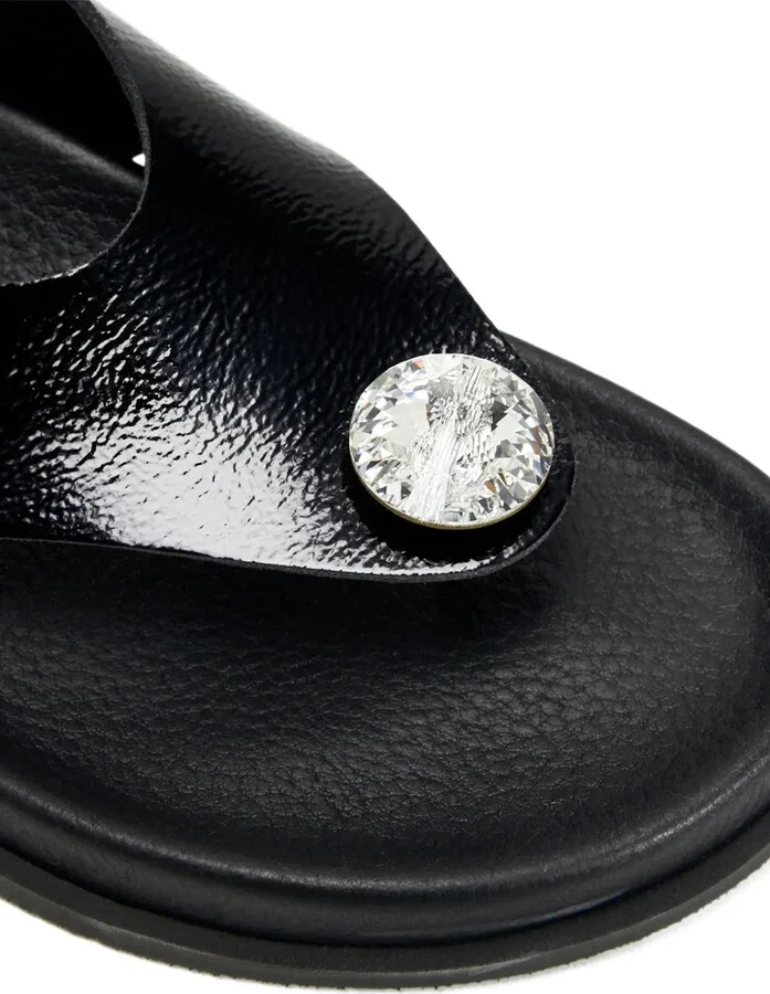 Duna crystal-embellished thong sandals - Image 3