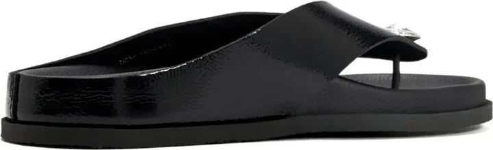 Duna crystal-embellished thong sandals - Image 4