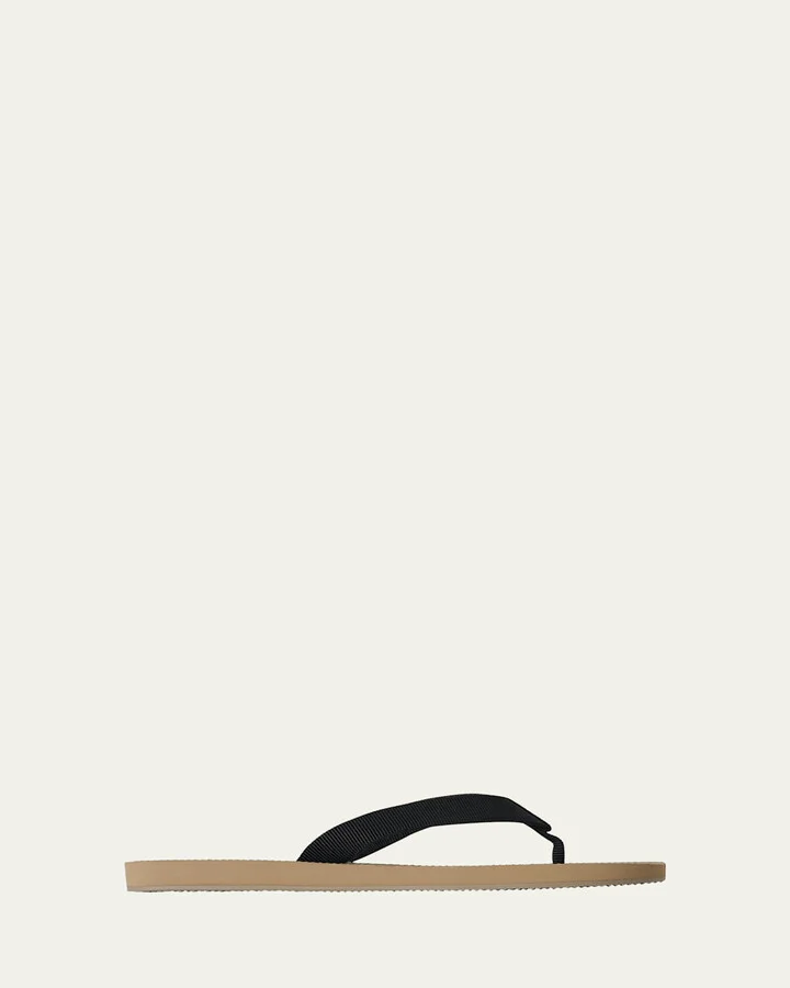 Dune Cotton Flat Thong Sandals