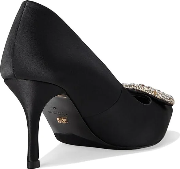 Dune London Aquamarine High Heels Black Satin : 36 (US Women's 6) B - Medium, Leather/Rubber - Image 4