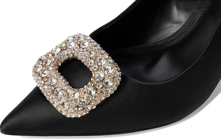 Dune London Aquamarine High Heels Black Satin : 36 (US Women's 6) B - Medium, Leather/Rubber - Image 7