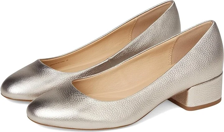 Dune London Bracket High Heels Gold : 36 (US Women's 6) B - Medium, Leather