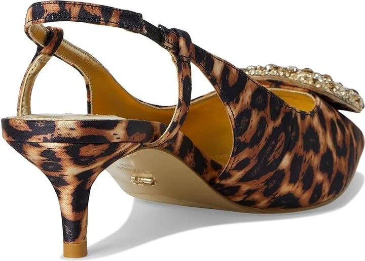 Dune London Centrepiece High Heels Leopard Fabric : 39 (US Women's 9) B - Medium, Leather/Rubber - Image 4