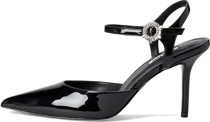 Dune London Channel High Heels Black Patent : 40 (US Women's 10) B - Medium, Leather/Rubber - Image 6