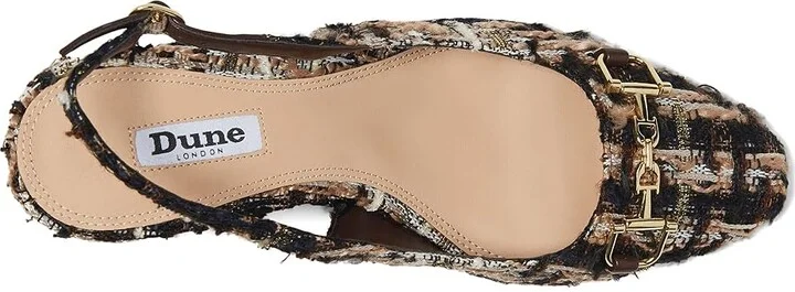 Dune London Choiced Women's Shoes Brown Fabric : 38 (US Women's 8) B - Medium, Textile - Image 2