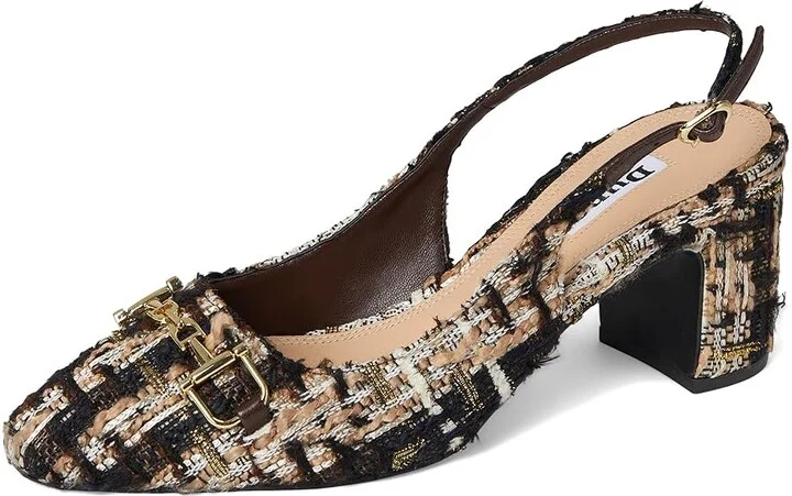Dune London Choiced Women's Shoes Brown Fabric : 38 (US Women's 8) B - Medium, Textile - Image 5