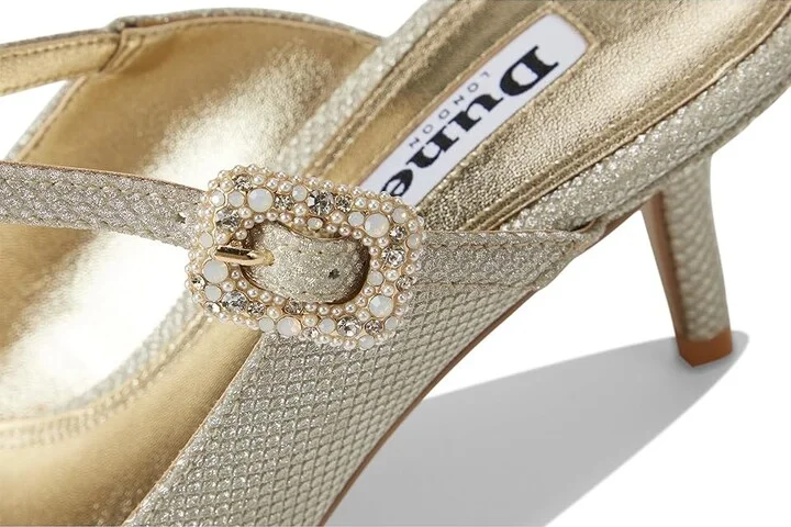 Dune London Chronicles Women's Shoes Gold : 38 (US Women's 8) B - Medium, Faux Leather - Image 7