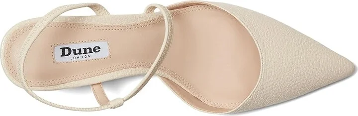 Dune London Citrus High Heels Ecru : 39 (US Women's 9) B - Medium, Suede - Image 2