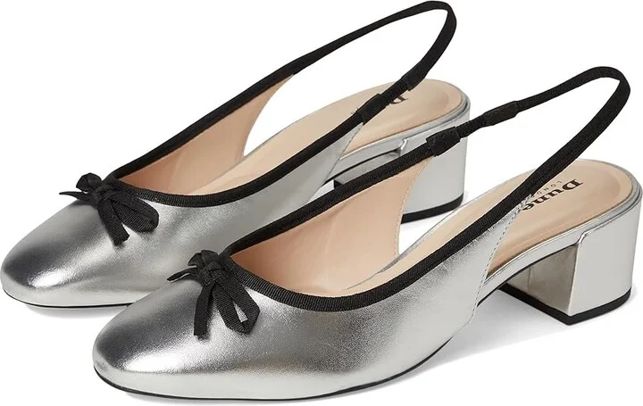 Dune London Classy High Heels Silver : 41 (US Women's 11) B - Medium, Leather