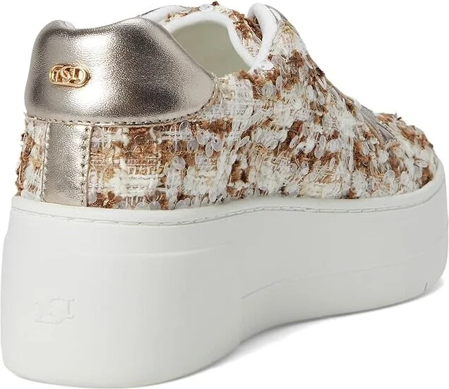 Dune London Episode 2 Women's Shoes Brown Fabric : 39 (US Women's 9) B - Medium, Leather - Image 4