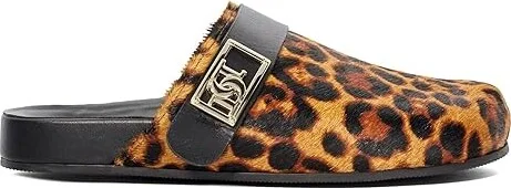 Dune London Gracella Women's Flat Shoes Leopard Print Leather : 39 (US Women's 9) B - Medium, Leather/Rubber - Image 5