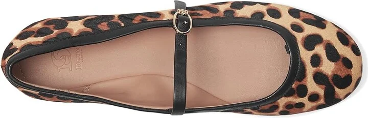 Dune London Heida Women's Flat Shoes Leopard Print Leather : 39 (US Women's 9) B - Medium, Leather/Rubber - Image 2