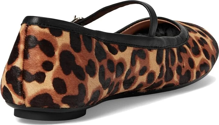 Dune London Heida Women's Flat Shoes Leopard Print Leather : 39 (US Women's 9) B - Medium, Leather/Rubber - Image 4