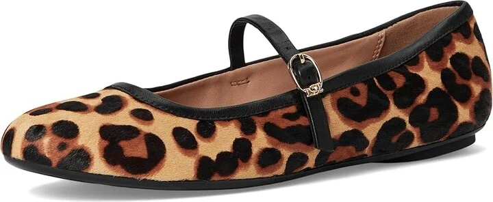 Dune London Heida Women's Flat Shoes Leopard Print Leather : 39 (US Women's 9) B - Medium, Leather/Rubber - Image 5