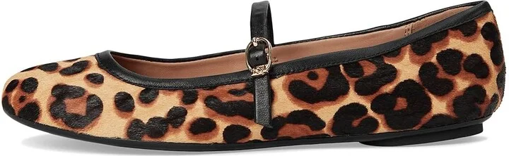 Dune London Heida Women's Flat Shoes Leopard Print Leather : 39 (US Women's 9) B - Medium, Leather/Rubber - Image 6