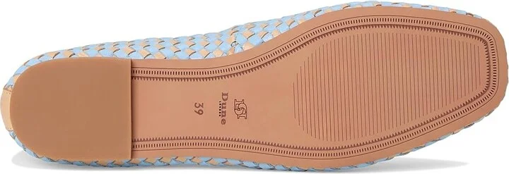 Dune London Heights Women's Flat Shoes Blue : 38 (US Women's 8) B - Medium, Leather - Image 3