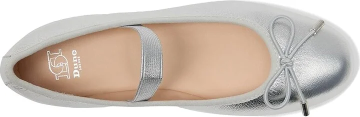 Dune London Helenas Women's Shoes Silver : 40 (US Women's 10) B - Medium, Leather - Image 2