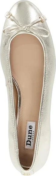 Dune London Hollies High Heels Gold Leather : 40 (US Women's 10) B - Medium, Leather/Rubber - Image 2