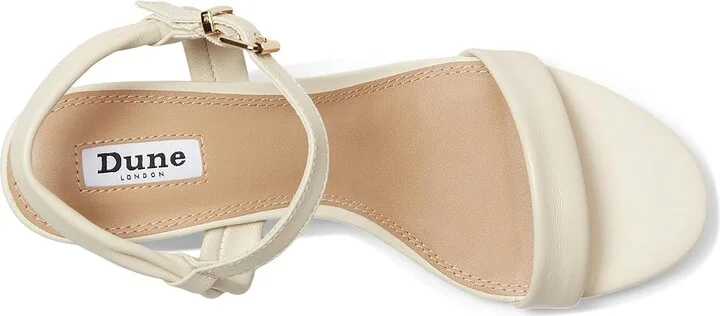 Dune London Jaliz Women's Sandals Ecru : 37 (US Women's 7) B - Medium, Leather - Image 2
