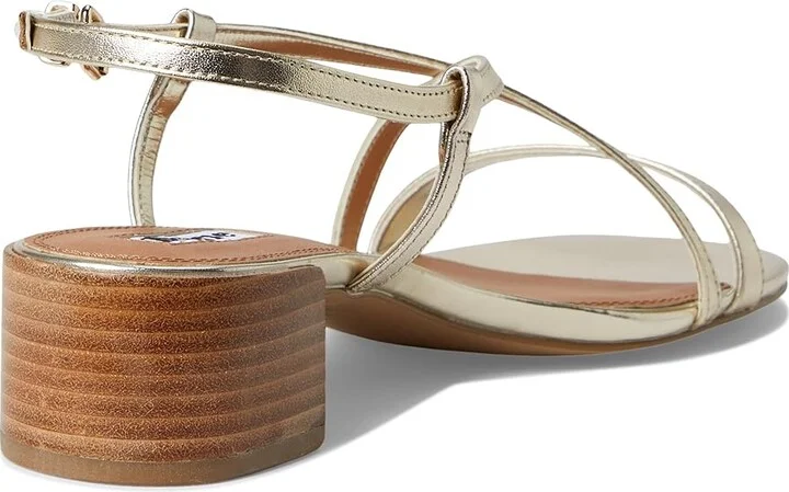 Dune London Jaskell Women's Wedge Shoes Gold : 36 (US Women's 6) B - Medium, Leather - Image 4