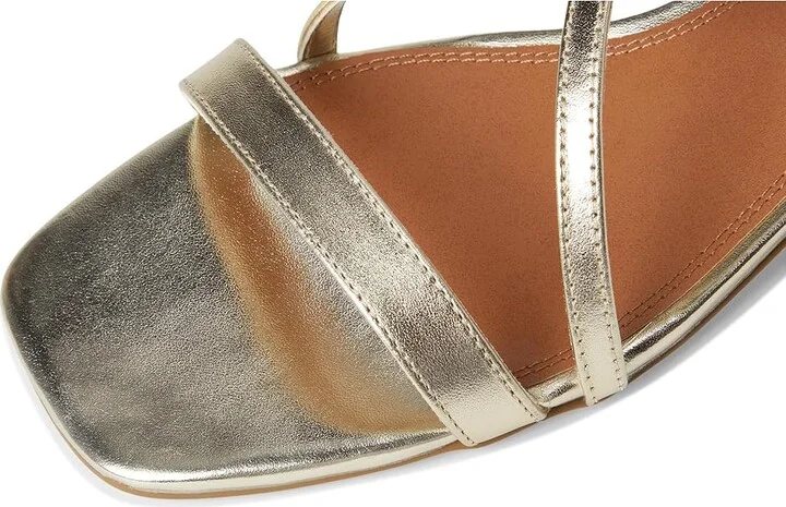 Dune London Jaskell Women's Wedge Shoes Gold : 36 (US Women's 6) B - Medium, Leather - Image 7