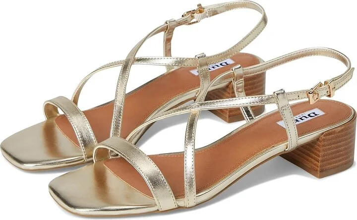 Dune London Jaskell Women's Wedge Shoes Gold : 36 (US Women's 6) B - Medium, Leather