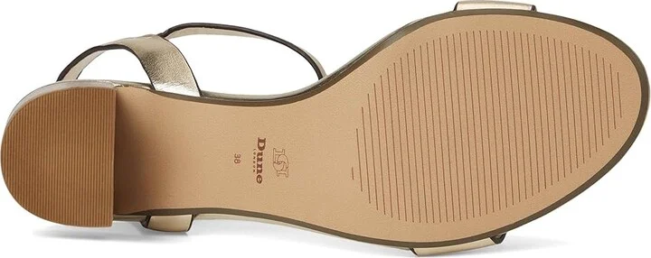 Dune London Jelly Women's Wedge Shoes Gold : 36 (US Women's 6) B - Medium, Leather/Rubber - Image 3