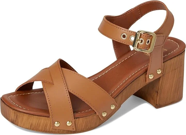 Dune London Judies Women's Wedge Shoes Tan : 41 (US Women's 11) B - Medium, Leather - Image 5