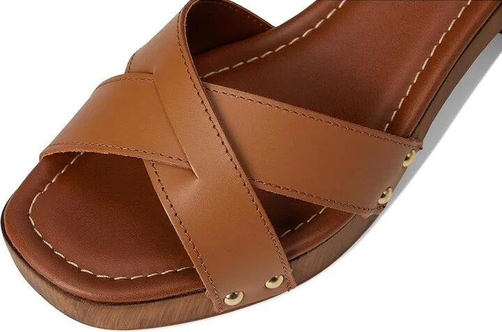 Dune London Judies Women's Wedge Shoes Tan : 41 (US Women's 11) B - Medium, Leather - Image 7