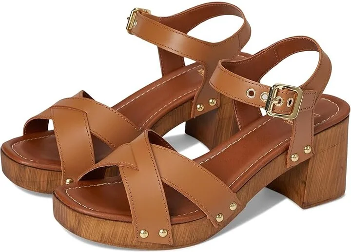 Dune London Judies Women's Wedge Shoes Tan : 41 (US Women's 11) B - Medium, Leather