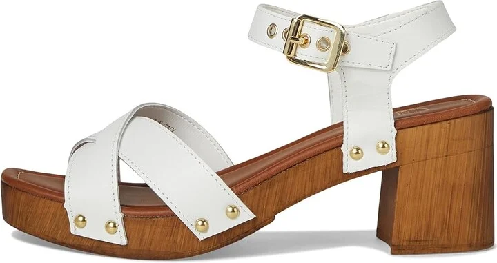 Dune London Judies Women's Wedge Shoes White : 37 (US Women's 7) B - Medium, Leather - Image 6