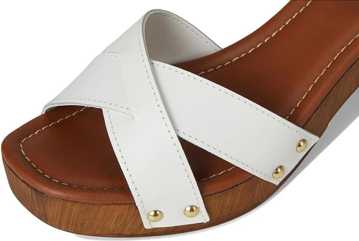 Dune London Judies Women's Wedge Shoes White : 37 (US Women's 7) B - Medium, Leather - Image 7
