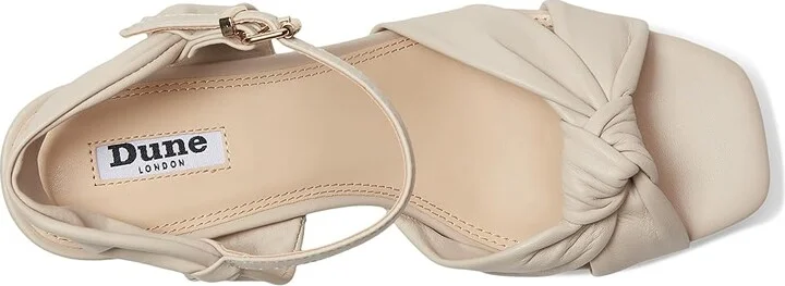 Dune London Kaino Women's Wedge Shoes Ecru : 39 (US Women's 9) B - Medium, Leather - Image 2