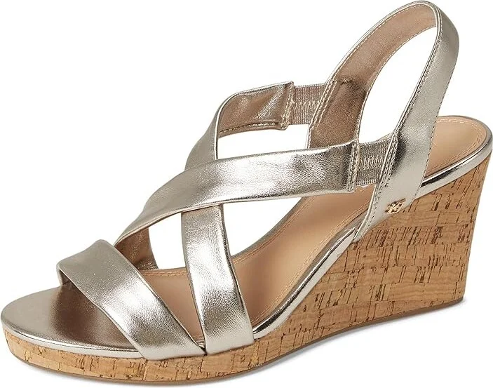 Dune London Kamies Women's Wedge Shoes Gold : 38 (US Women's 8) B - Medium, Leather - Image 5