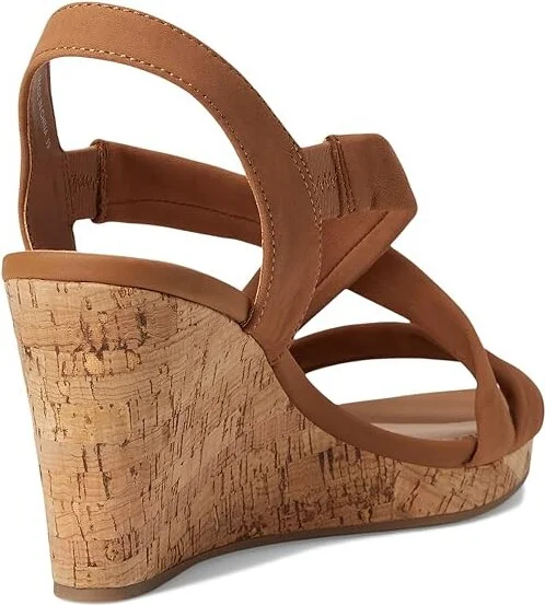 Dune London Kamies Women's Wedge Shoes Tan : 40 (US Women's 10) B - Medium, Leather - Image 4