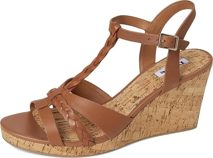 Dune London Koali Women's Wedge Shoes Tan : 40 (US Women's 10) B - Medium, Leather - Image 5