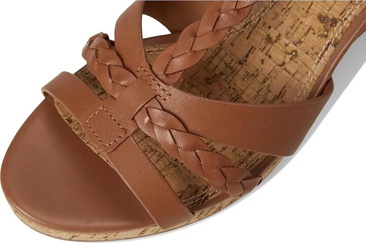 Dune London Koali Women's Wedge Shoes Tan : 40 (US Women's 10) B - Medium, Leather - Image 7