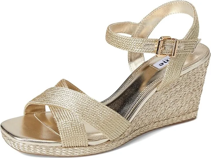 Dune London Kolden Women's Wedge Shoes Gold : 40 (US Women's 10) B - Medium - Image 5